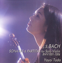 CD J.S.バッハ：無伴奏ヴァイオリン・ソナタ&パルティータ BWV1001-1006（全曲）